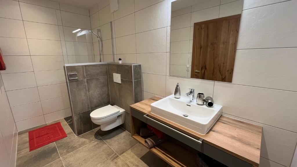 Koupelna v ubytování Alpenresidenz M Vermietungs KG