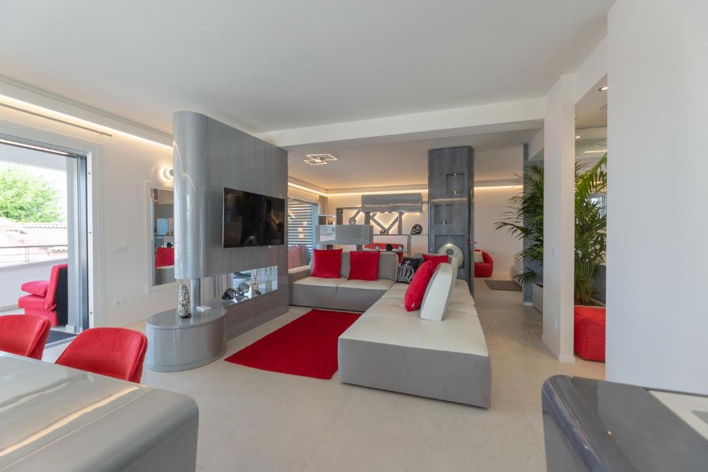 Posedenie v ubytovaní Magic Luxury Apartments