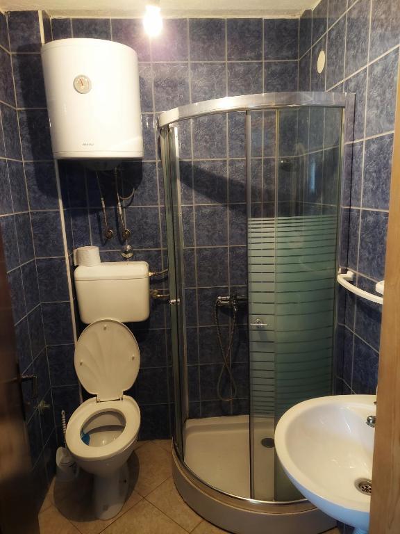 Koupelna v ubytování Guest house Gorica