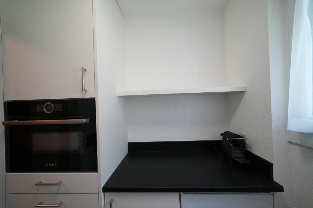 Kuchyň nebo kuchyňský kout v ubytování Haus Aida