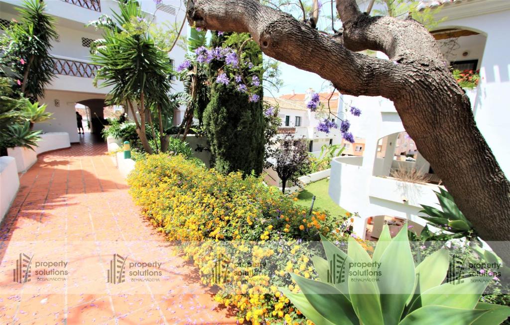 Zahrada ubytování Pueblo Del Parque 2 - Soleada terraza con jardín - Piscina y Playa