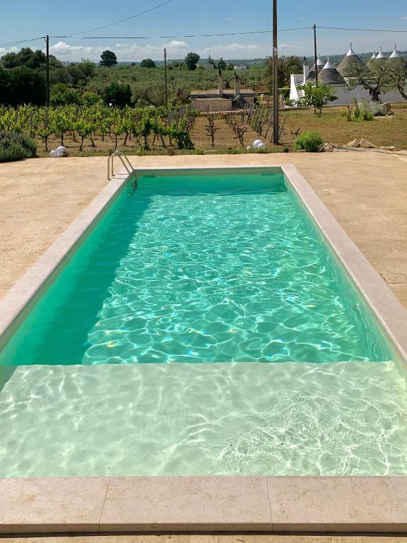 Bazén v ubytovaní IL VIGNETO SOLE&LUNA con PISCINA PRIVATA alebo v jeho blízkosti