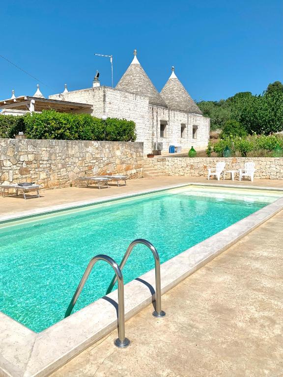 Bazén v ubytovaní IL VIGNETO SOLE&LUNA con PISCINA PRIVATA alebo v jeho blízkosti