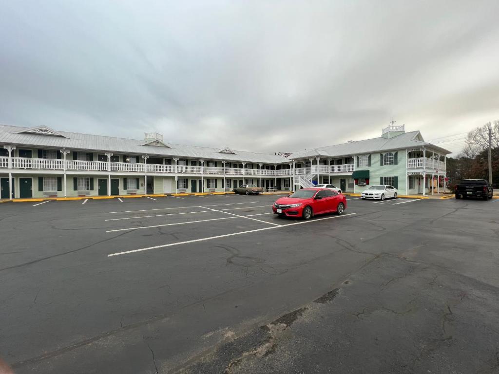 O edifício em que o motel americano se localiza