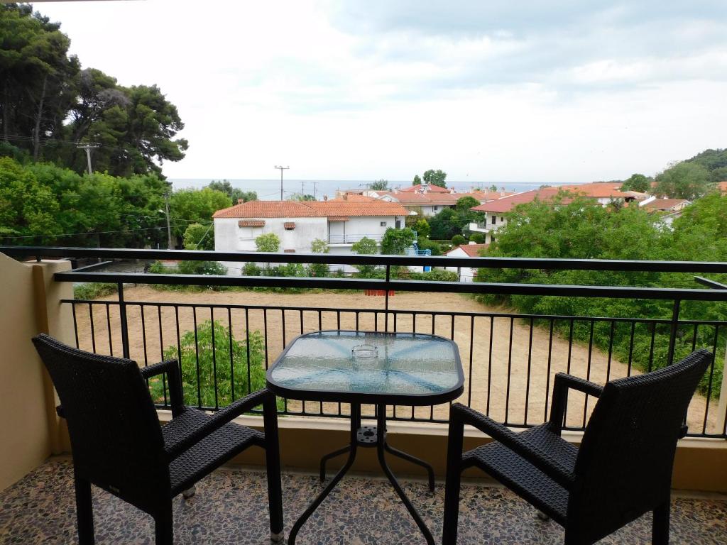 Balkón nebo terasa v ubytování Hotel Maria