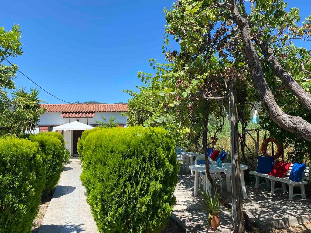 Zahrada ubytování Pitsa's Rooms