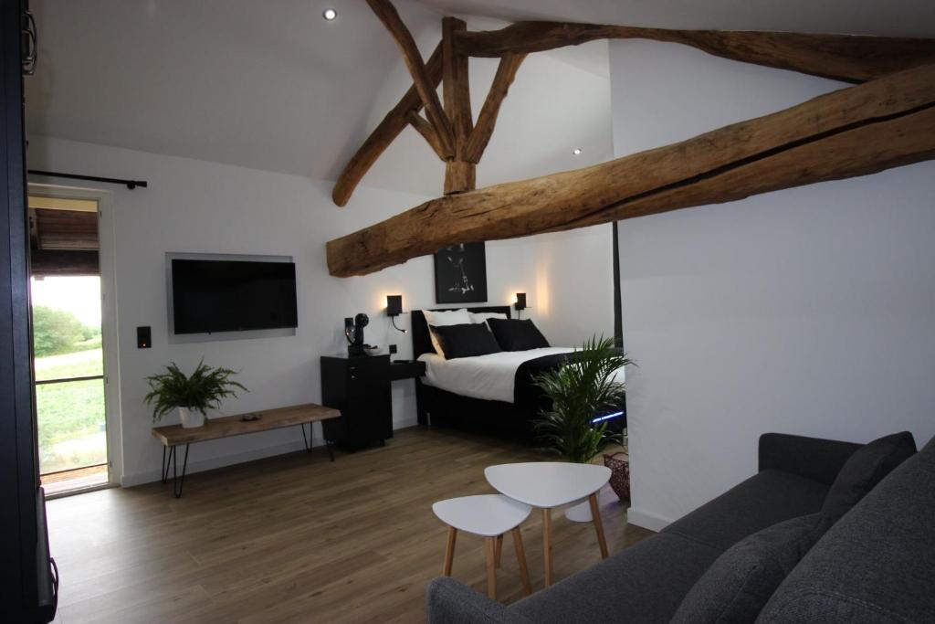 Le grain de Louise - Chambre Double De Luxe Avec Vue Sur Château