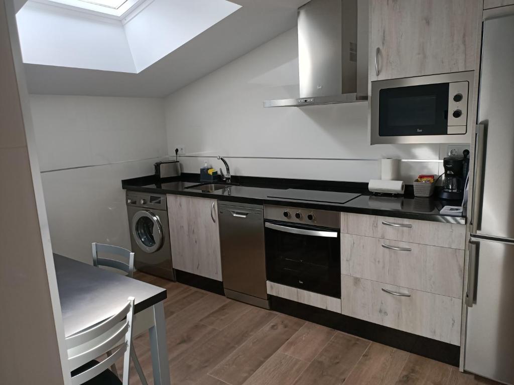 Una cocina o zona de cocina en Los Casares