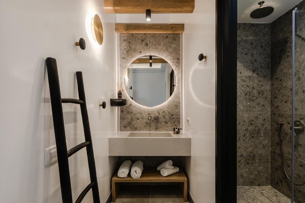 Koupelna v ubytování Vineyard Exclusive Suites