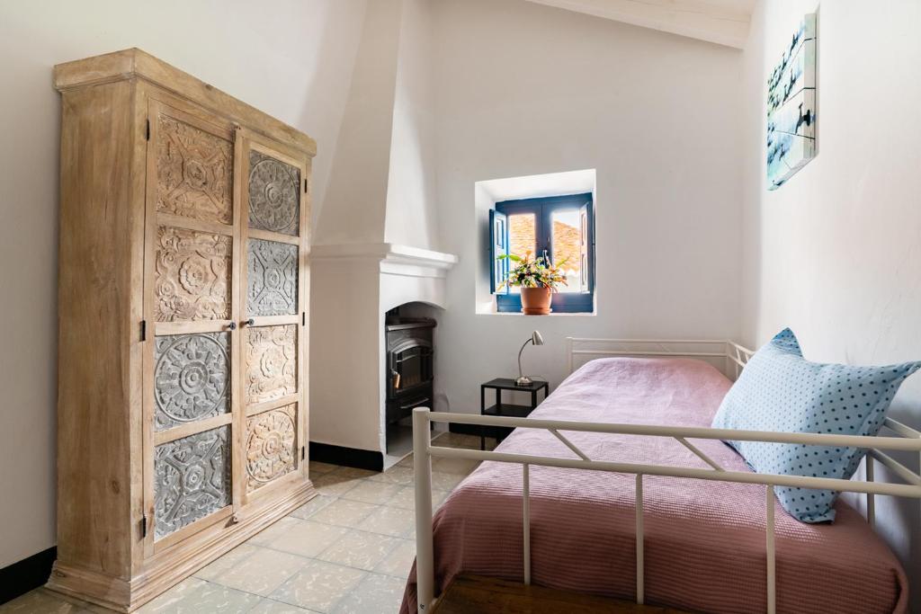 Cama o camas de una habitación en Limonero bnb