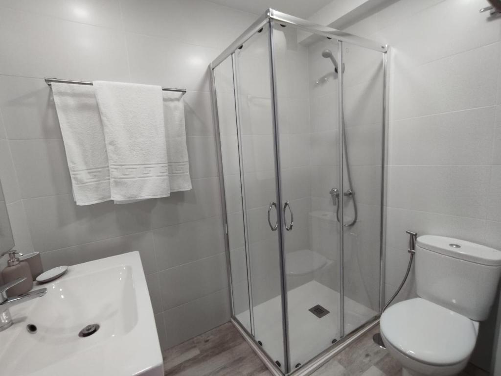 Kúpeľňa v ubytovaní Apartamento Victoria Plaza