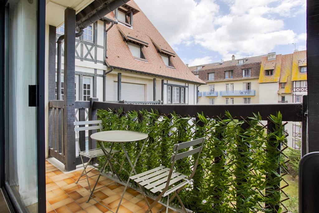 Balkón alebo terasa v ubytovaní Castel Saint Clair - Trois Pièces - Deauville Centre