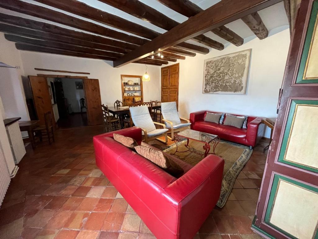 Posezení v ubytování Casa Blas
