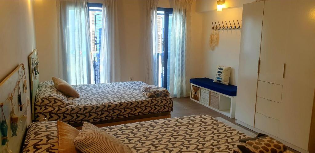 Postel nebo postele na pokoji v ubytování Espectacular apartamento en la Isla de Tabarca