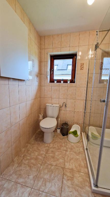 Kúpeľňa v ubytovaní Orli Domek