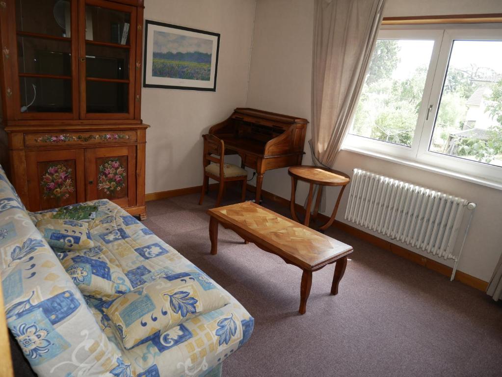 Posezení v ubytování Appartement Sur La Route des Vins d'Alsace