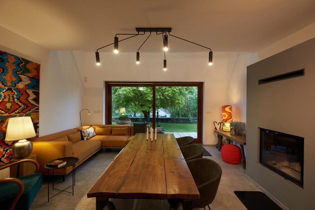 Posezení v ubytování D4 Apartments Dörgicse
