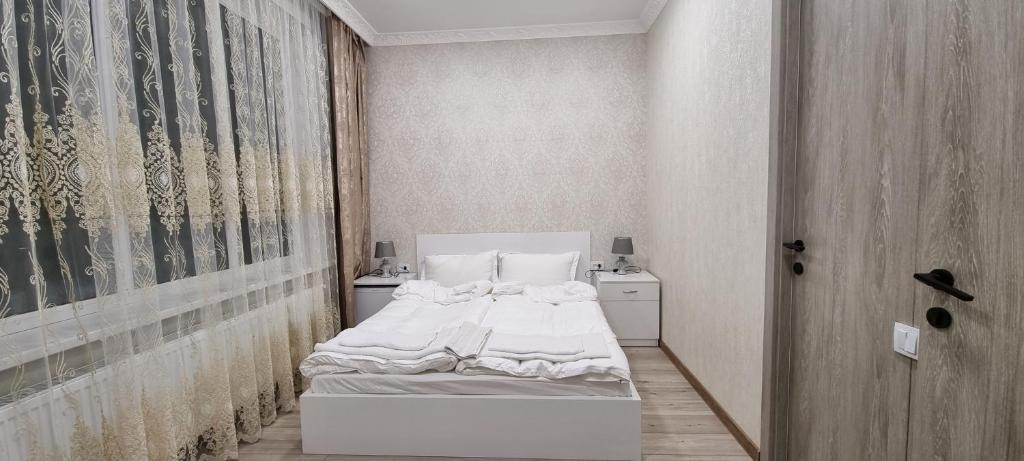 Letto o letti in una camera di Sonya