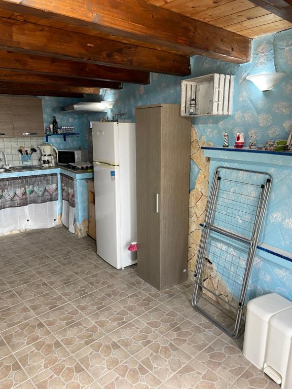 Kuchyň nebo kuchyňský kout v ubytování Mini Ottema