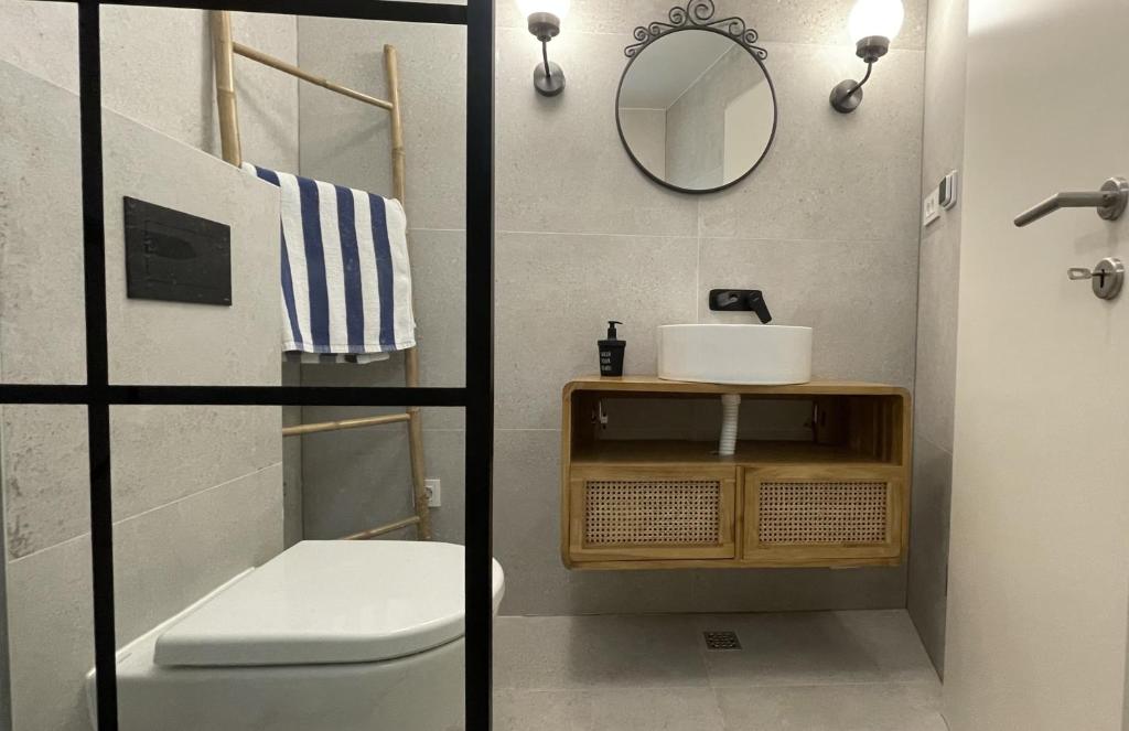 Koupelna v ubytování ViSun Apartment 3