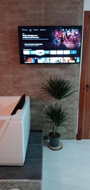 Telewizja i/lub zestaw kina domowego w obiekcie ESTUDIO Jacuzzi SOL De JEREZ