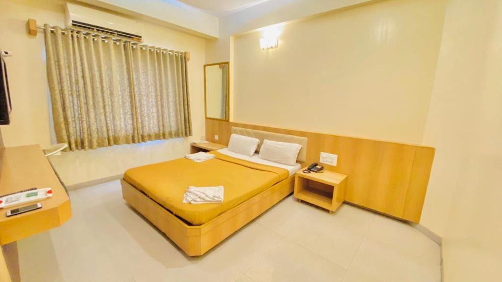 Posezení v ubytování Hotel Sai Gurusthan