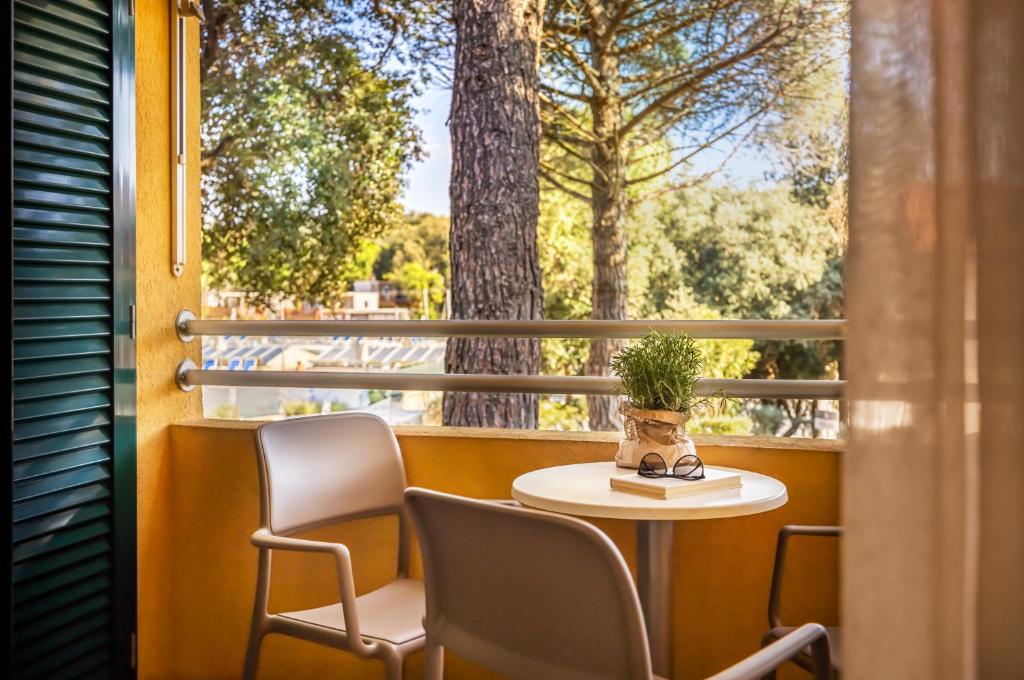 Ein Balkon oder eine Terrasse in der Unterkunft Maistra Select Petalon Resort