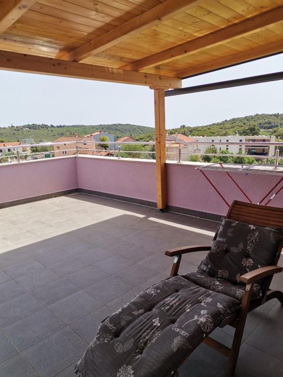 Balkón nebo terasa v ubytování Apartments Oskar