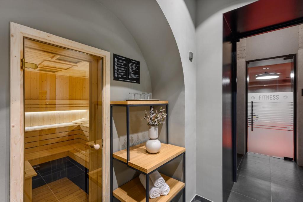 Kúpeľňa v ubytovaní Hotel Oktogon Haggenmacher by Continental Group