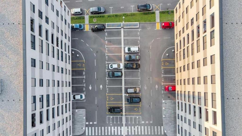 Pohľad z vtáčej perspektívy na ubytovanie Apartment Vuky