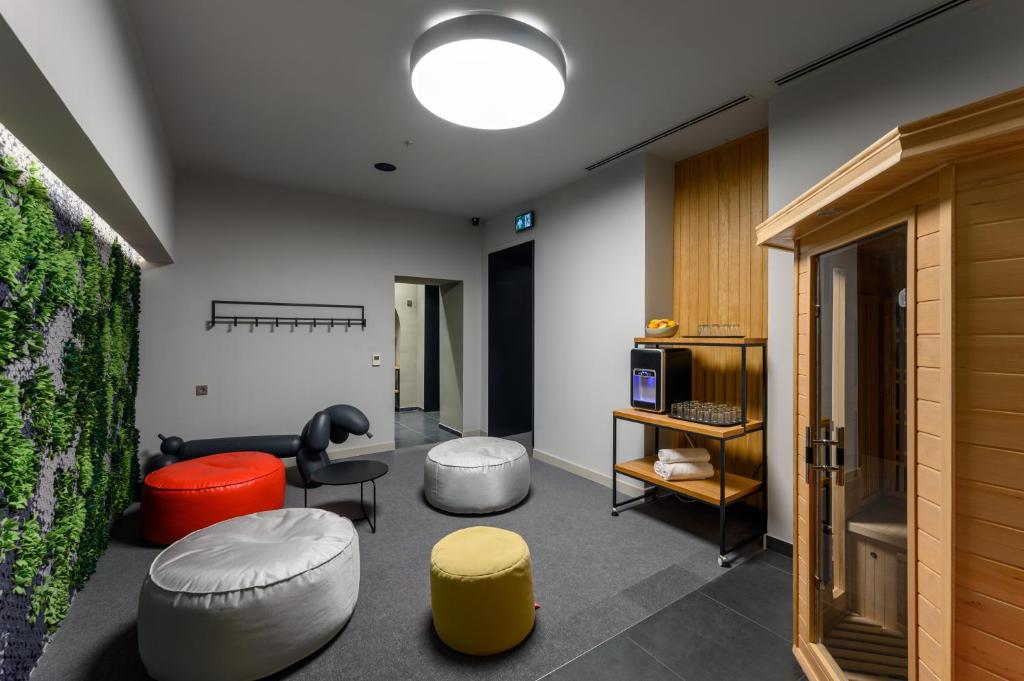 Kuchyňa alebo kuchynka v ubytovaní Hotel Oktogon Haggenmacher by Continental Group