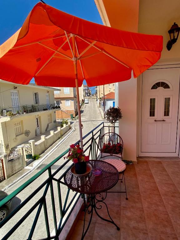 Balkón nebo terasa v ubytování Gallery Apartments