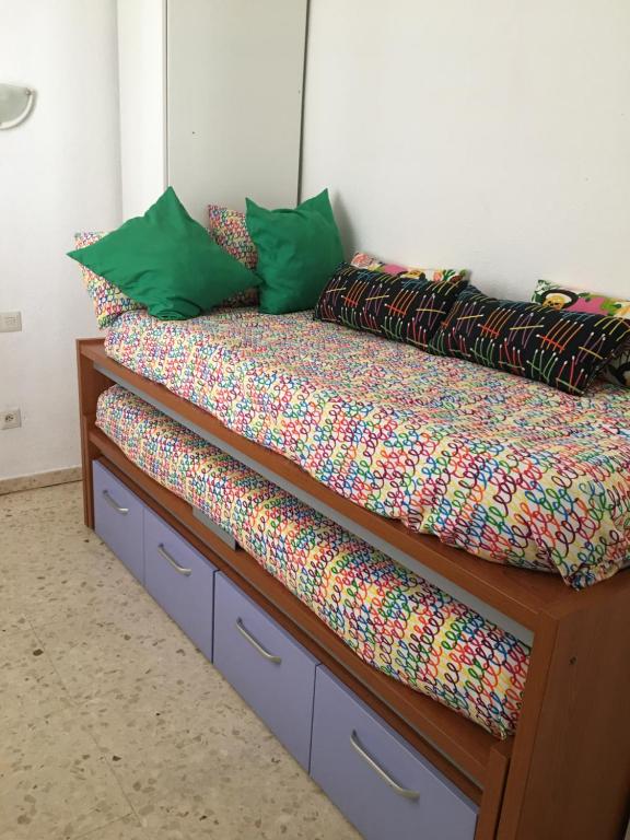 Postel nebo postele na pokoji v ubytování Precioso y soleado