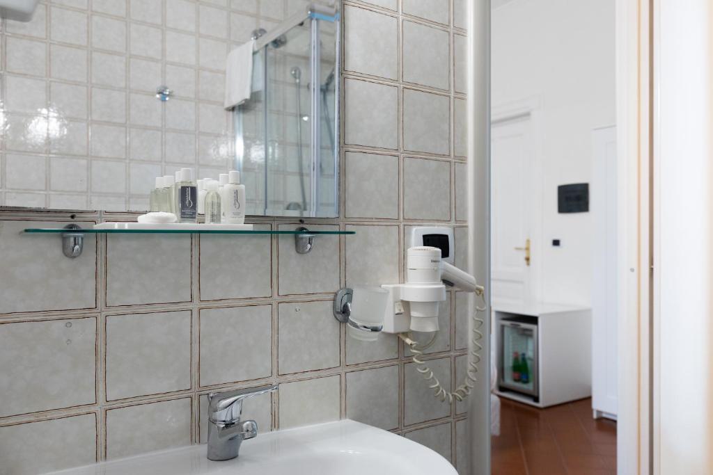 Koupelna v ubytování Rex Lifestyle Hotel