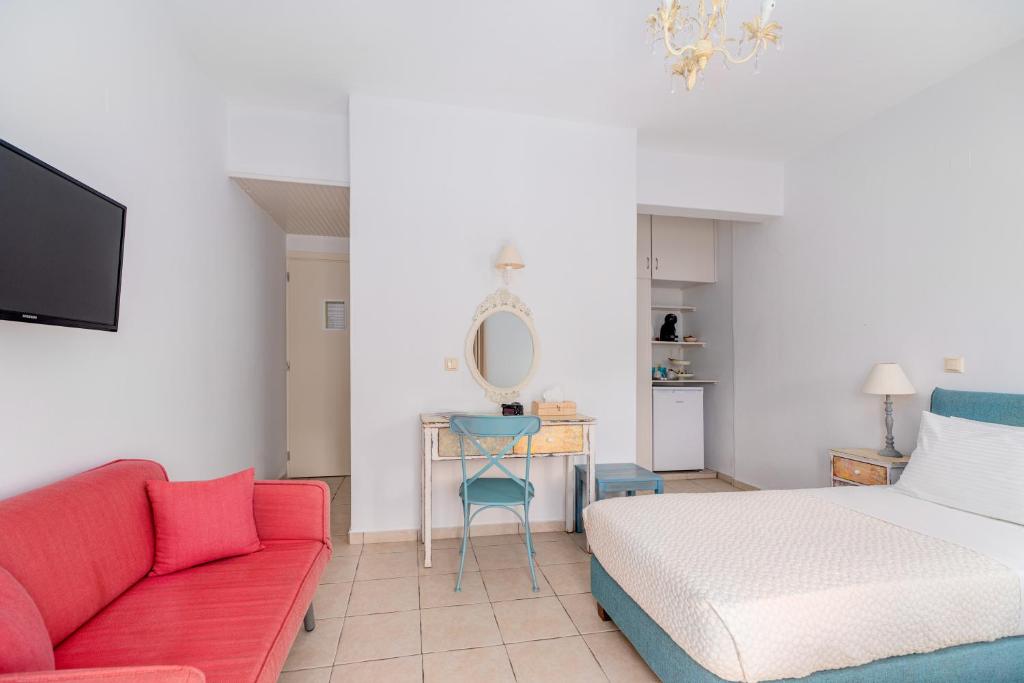 Letto o letti in una camera di Arolithos