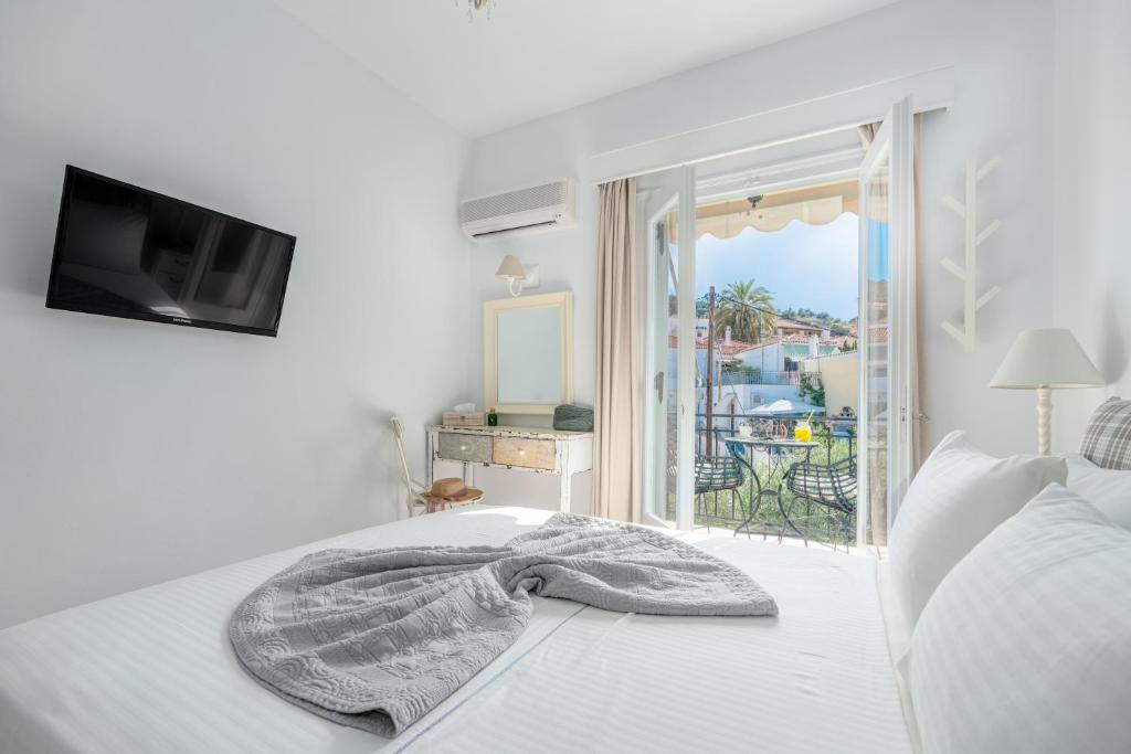 Letto o letti in una camera di Arolithos