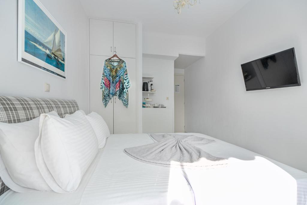 Letto o letti in una camera di Arolithos