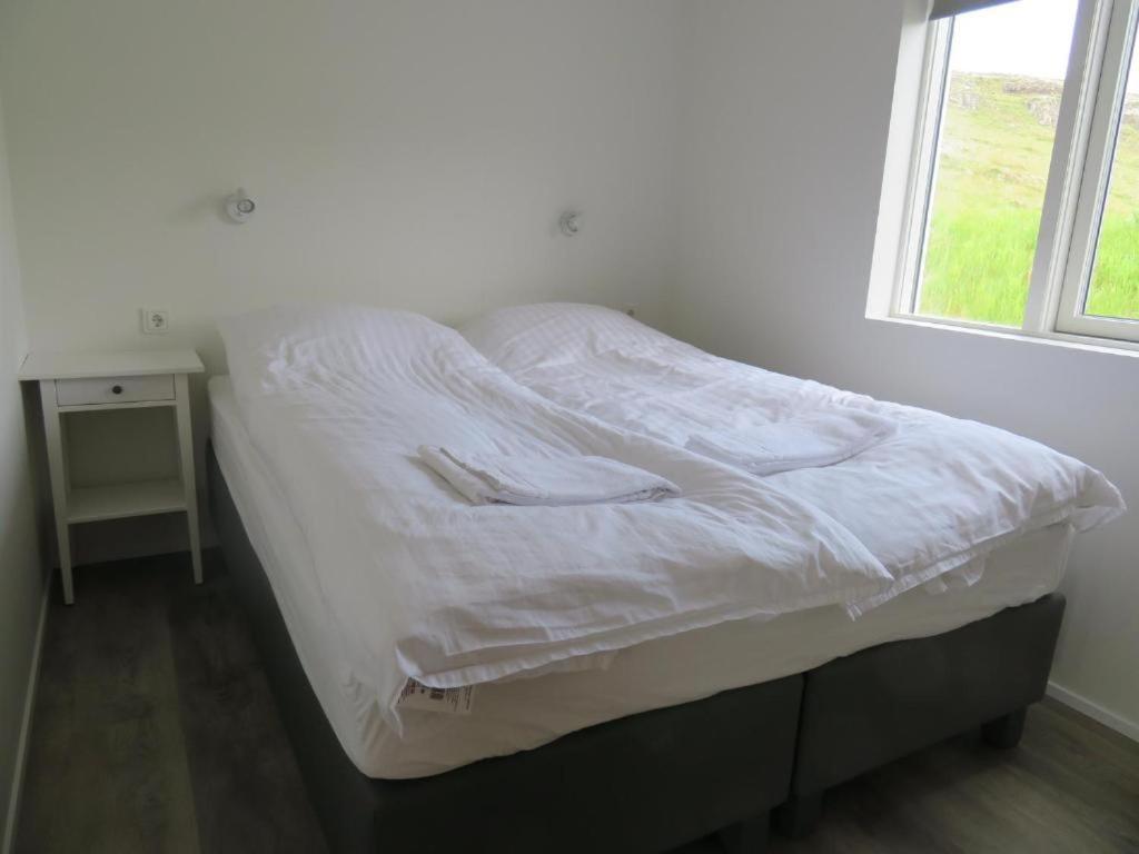 Postel nebo postele na pokoji v ubytování Mosas cottages