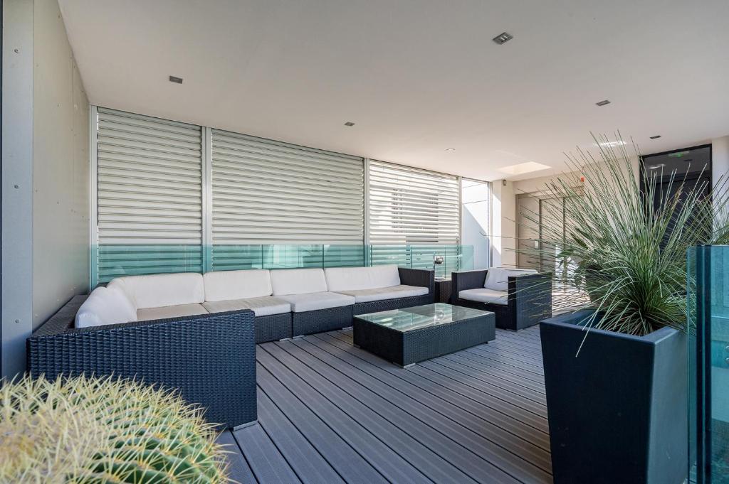 Posezení v ubytování La Loge de mer, Lodge urbain