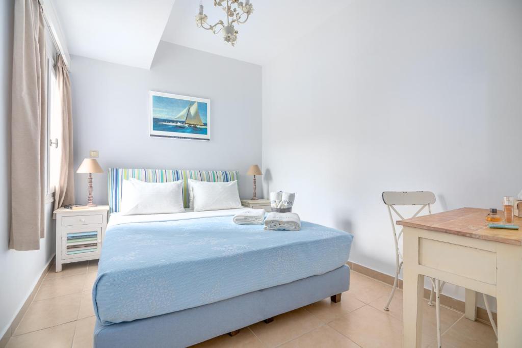 Letto o letti in una camera di Arolithos