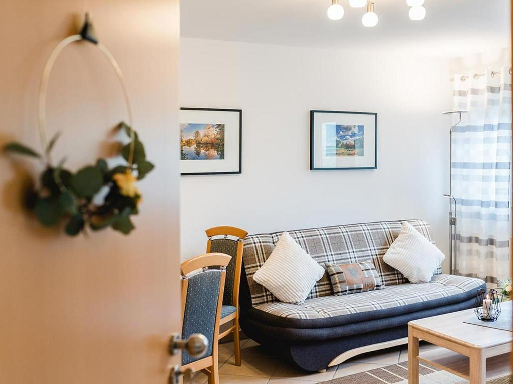 Posezení v ubytování Ferienwohnung Storchenaue