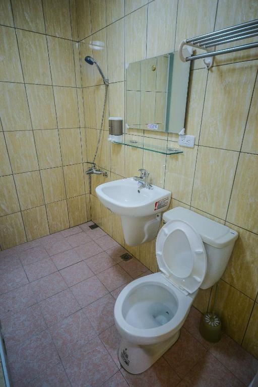Koupelna v ubytování 綠蠵龜潛水住宿