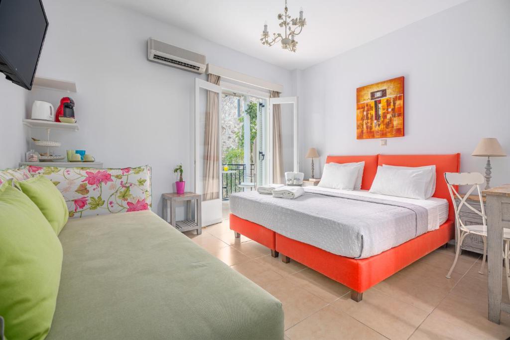 Letto o letti in una camera di Arolithos
