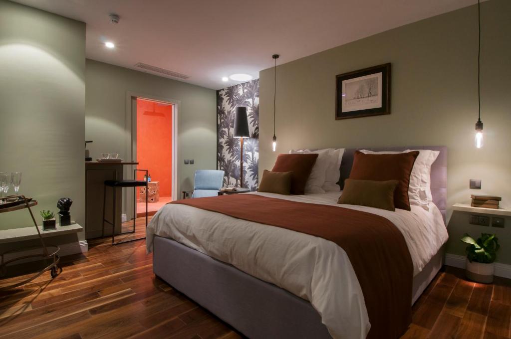 Postel nebo postele na pokoji v ubytování The Coleridge Boutique Hotel In Valletta