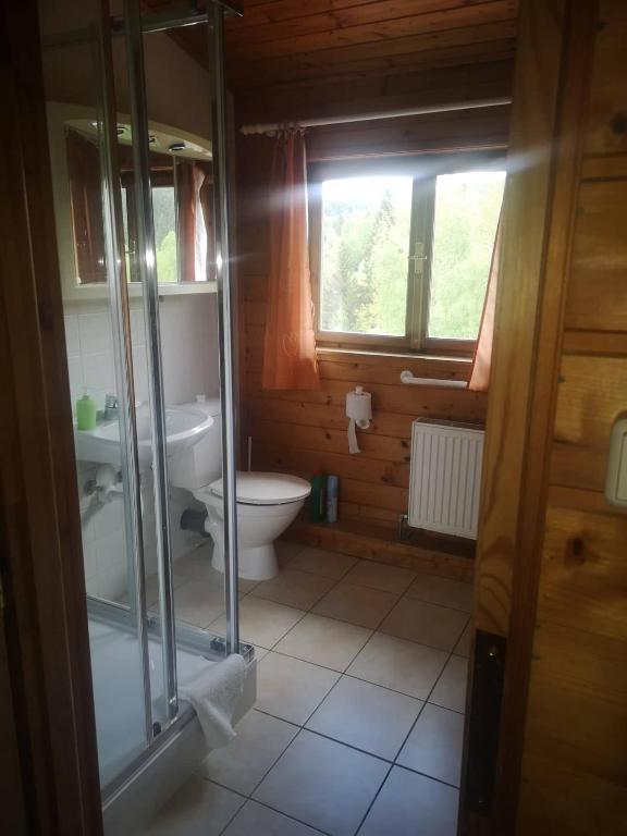 Koupelna v ubytování Chata Orlice