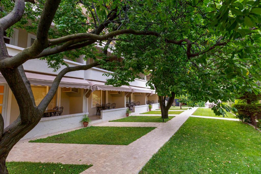 A garden outside Gurel Garden House