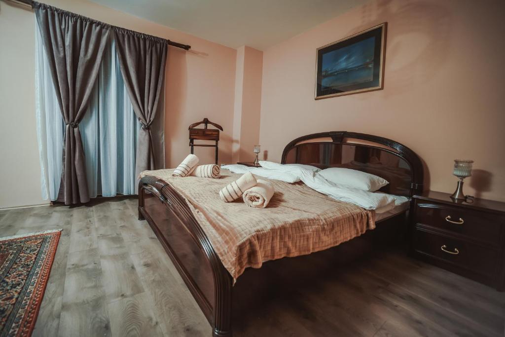 Postel nebo postele na pokoji v ubytování Villa 1880