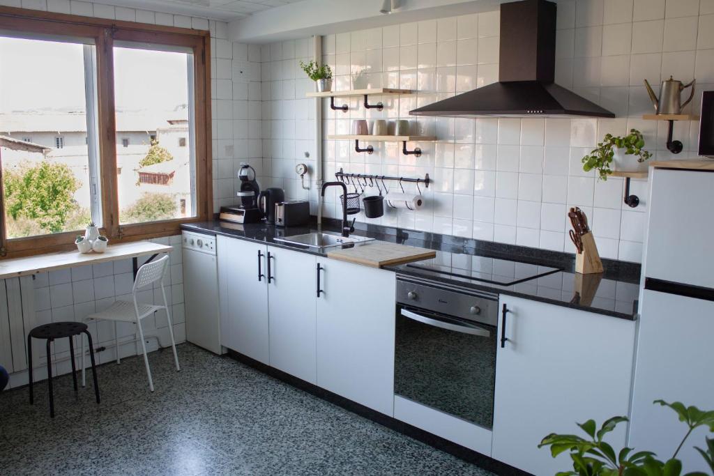 Kuchyňa alebo kuchynka v ubytovaní a casa da Alicia