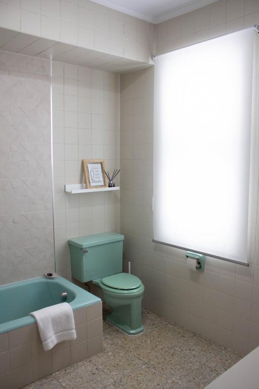 Kúpeľňa v ubytovaní a casa da Alicia
