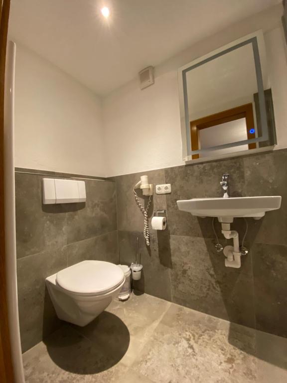 Kúpeľňa v ubytovaní Haus Pregenzer